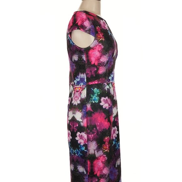 NWT Betsey Johnson bright floral print dress, size 6 - Picture 5 of 8